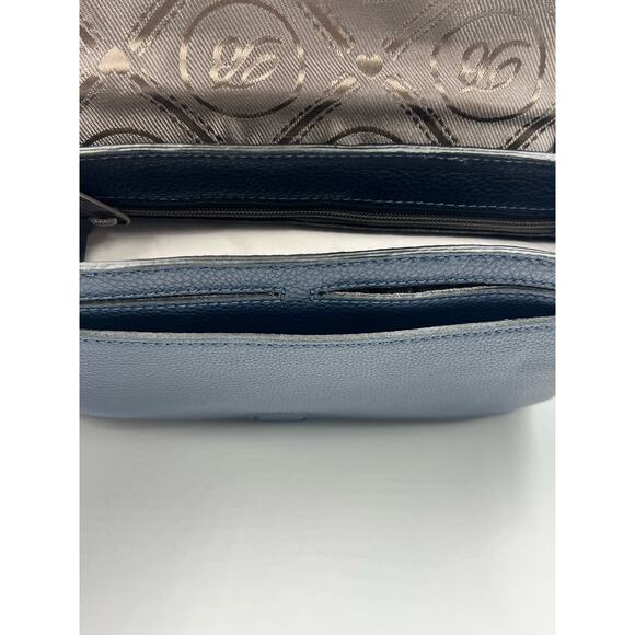Brighton Meadow Off The Grid Front Flap Organizer Handbag Blue NWT - Picture 6 of 7